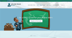 Desktop Screenshot of airlinemilesbroker.com